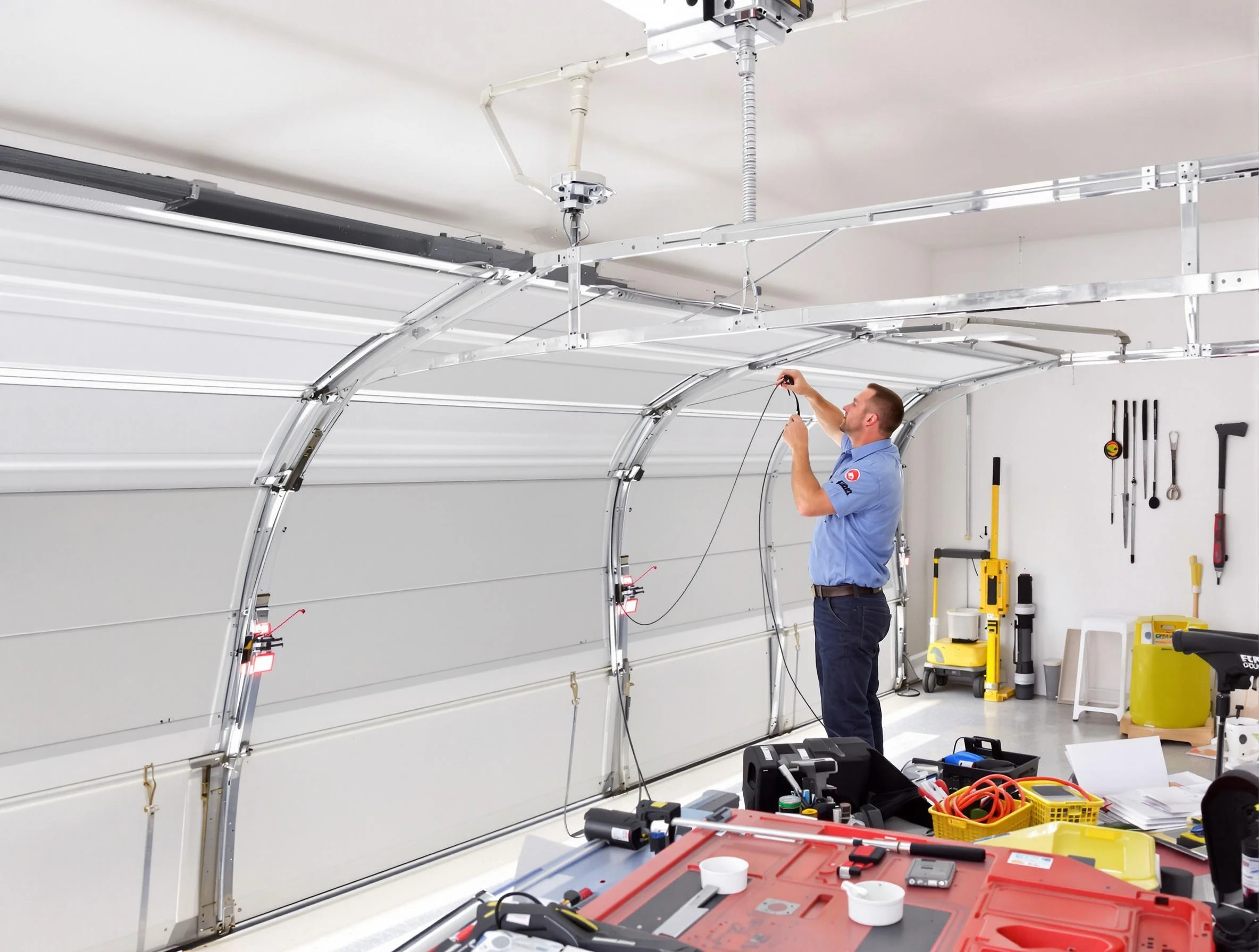 Garage door cable repair service by Blackwells Mills Garage Door Repair in Blackwells Mills
